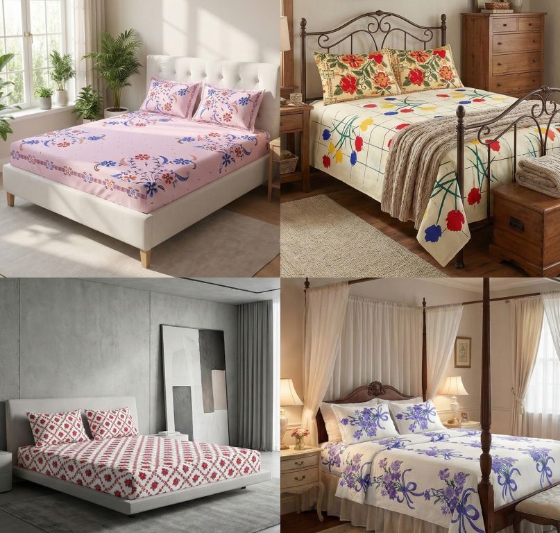 Hyperrealistic King Size Bed Sheet Set